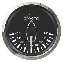 DÜMEN AÇI GÖSTERGESİ 52 mm KROM/SİYAH