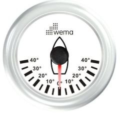 DÜMEN AÇI GÖSTERGESİ 52 mm BEYAZ/BEYAZ