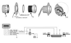 AMPERMETRE ŞÖNTLÜ 52 mm KROM/SİYAH