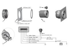ANALOG SAAT 52 mm SİYAH/SİYAH