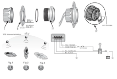 HIZ GÖSTERGESİ GPS BAĞLANTILI 30 KNOTS 85 mm KROM/SİYAH