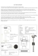 S3 YAKIT-SU SEVİYE SENSÖRÜ SS 650MM 0-190 ohm