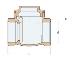 PİRİNÇ ÇALPARA ÇEKVALF 1.1/2''