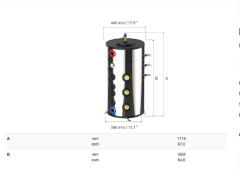 PROFESSIONAL SERİSİ BOILER 200 L DİKEY REZİSTANSSIZ (2 X 1500W YA DA 2 X 3000W REZİSTANS TAKILABİLİR )