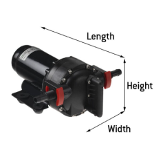 HİDROFOR AQUA JET WPS 4.0 GPM 12V BSP 2.8 BAR 15 LT/DK