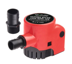 SİNTİNE POMPASI ULTIMA BILGE 1000 GPH 12V INT. SWITCH 64 LT/DK DİJİTAL FLATÖRLÜ
