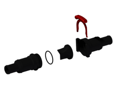 ÇEKVALF IN-LINE NON-RETURN VALVE 25/38 mm
