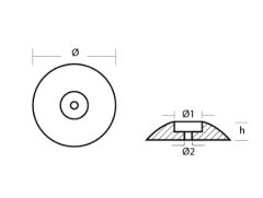 UFO TUTYA Ø125mm